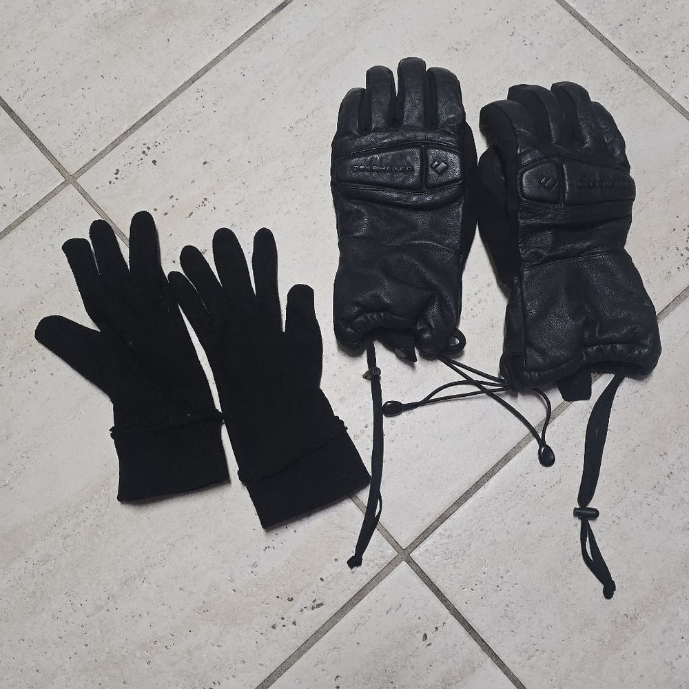 OBERMEYER Leather skiing snowboarding Gloves